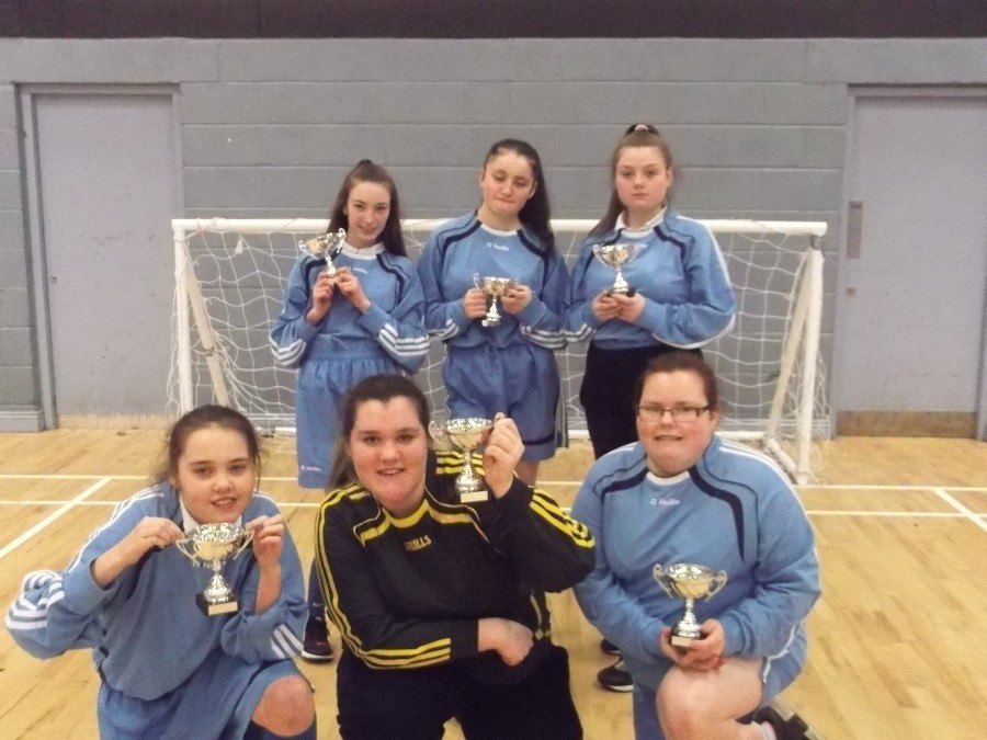 Dublin schools Girls Indoor Football
