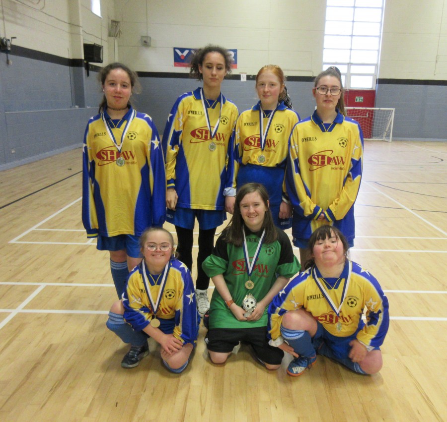 Dublin schools Girls Indoor Football